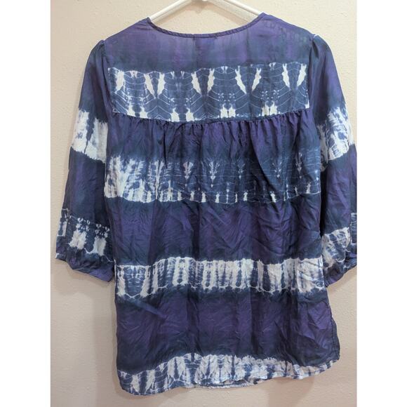 Women's black & white roll tab sleeve collared button up linen shirt plus size - Picture 9 of 9